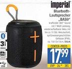 Bluetooth-Lautsprecher BAS9 im Angebot bei EDEKA in Augsburg Bluetooth-Lautsprecher BAS9 Angebote von imperial bei EDEKA Augsburg für 17,99 €