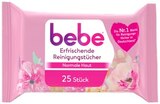 Erfrischende Reinigungstücher im REWE Prospekt Erfrischende Reinigungstücher von bebe im aktuellen REWE Prospekt für 1,99 €