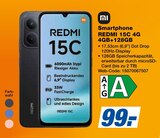 Aktuelles Smartphone REDMI 15C 4G 4GB+128GB Angebot bei expert in Bielefeld ab 99,00 €