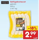 Aktuelle Fleisch Angebote bei Netto Marken-Discount in Magdeburg Aktuelles Geflügelbratwurst Angebot bei Netto Marken-Discount in Magdeburg ab 2,99 €