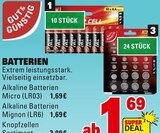 BATTERIEN Angebote von GUT & GÜNSTIG bei Marktkauf Waiblingen für 1,69 €