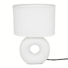 Lampe ronde Baru céramique H.25cm à 9,99 € dans le catalogue Maxi Bazar