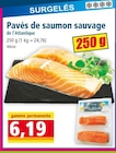 Pavés de saumon sauvage de l'Atlantique en promo chez Norma Reims à 6,19 €