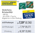 Aktuelles Kräuterlikör Angebot bei Metro in Hamm ab 8,56 €