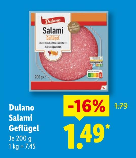 Salami Geflügel