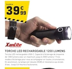 Tout Faire La Tourette - Promo Torche led rechargeable 1200 lumens Promo Torche led rechargeable 1200 lumens à 39,99 € dans le catalogue Tout Faire à La Tourette