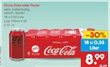 Coca-Cola oder Fanta Angebote bei Netto Marken-Discount Herne für 8,99 €