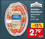 Aktuelle Wurst Angebote bei Netto Marken-Discount in Karlsruhe Aktuelles Schinkenfleischwurst geräuchert Angebot bei Netto Marken-Discount in Karlsruhe ab 2,79 €