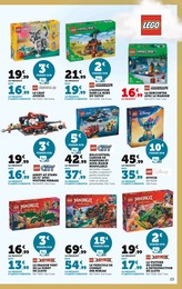 Prix et réduction Ninjago Lego dans le prospectus Super U en cours Offre Ninjago Lego dans le catalogue Super U du moment à la page 23