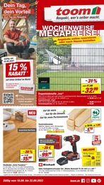 Aktueller toom Baumarkt BaumĂ€rkte Prospekt fĂŒr Chemnitz 16.09.2023 - 22.09.2023 toom Baumarkt Prospekt fĂŒr Chemnitz mit 18 Seiten