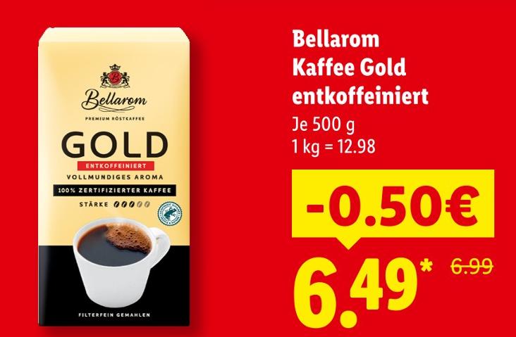 Kaffee Gold entkoffeiniert