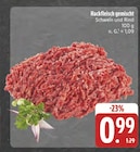 E center Biebelried - Hackfleisch gemischt Angebot im Prospekt Hackfleisch gemischt bei E center im Biebelried Prospekt für 0,99 €