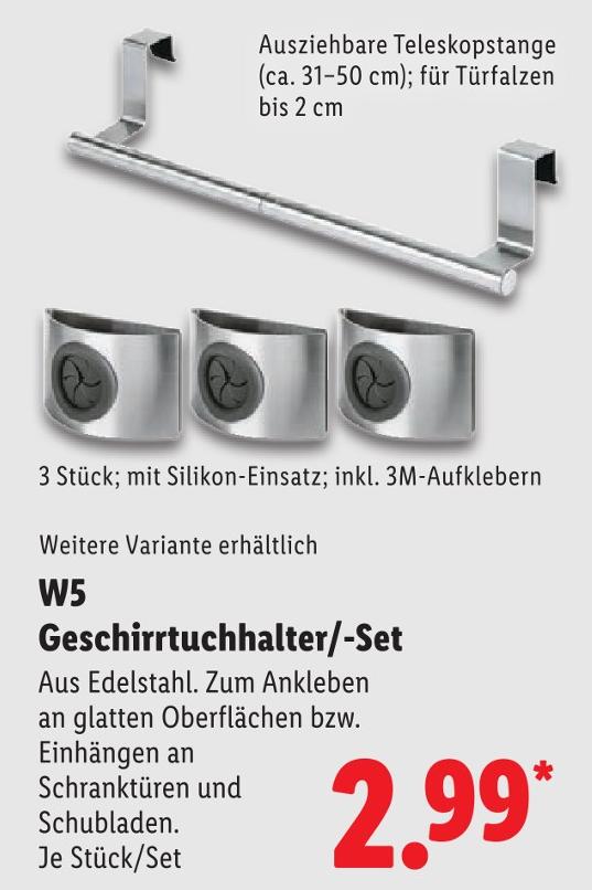 Geschirrtuchhalter/-Set