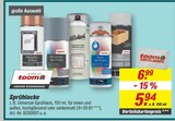Sprühlacke von toom im aktuellen toom Baumarkt Prospekt für 5,94 €