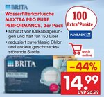 Wasserfilterkartusche MAXTRA PRO PURE PERFORMANCE im Angebot bei Netto Marken-Discount in Buxtehude Wasserfilterkartusche MAXTRA PRO PURE PERFORMANCE Angebote von Brita bei Netto Marken-Discount Buxtehude für 14,99 €