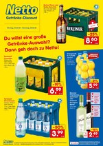 Netto Getränke-Markt Prospekt "Du willst eine große Getränke-Auswahl? Dann geh doch zu Netto!", 2 Seiten, für Bernau, 24.02.2020 - 29.02.2020 Netto Getränke-Markt Prospekt "Du willst eine große Getränke-Auswahl? Dann geh doch zu Netto!", 2 Seiten, für Bernau, 24.02.2020 - 29.02.2020
