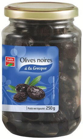 BELLE FRANCE Olives noires à la Grecque