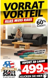 Seats and Sofas Prospekt für Krefeld: "VORRAT VORTEIL", 1 Seite, 15.03.2025 - 30.03.2025