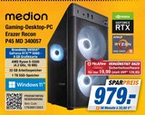 Gaming-Desktop-PC Erazer Recon P45 MD 340057 im Angebot bei expert in Bremen Gaming-Desktop-PC Erazer Recon P45 MD 340057 Angebote von Medion bei expert Bremen für 979,00 €