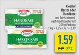 Harzer oder Handkäse im diska Prospekt Harzer oder Handkäse von KleeHof im aktuellen diska Prospekt für 1,59 €