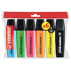 6 surligneurs Boss fluo - STABILO en promo chez Carrefour Market 6 surligneurs Boss fluo - STABILO dans le catalogue Carrefour Market
