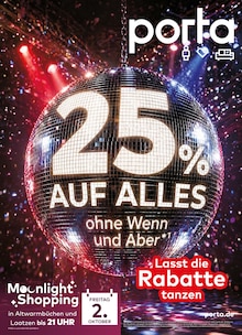 Aktueller porta Möbel Prospekt (Sehnde, 8 Seiten zum blättern porta Möbel Prospekt Lasst die Rabatte tanzen mit 8 Seiten