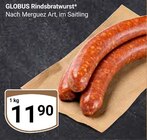 Aktuelle Bratwurst Angebote bei GLOBUS in Ludwigshafen (Rhein) Aktuelles Rindsbratwurst Angebot bei GLOBUS in Ludwigshafen (Rhein) ab 11,90 €