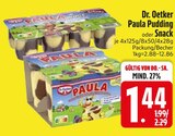 Paula Pudding Snack von Dr. Oetker im aktuellen EDEKA Prospekt für 1,44 €