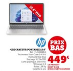 Ordinateur Portable 15,6" - hp en promo chez Hyper U Angers à 449,00 €