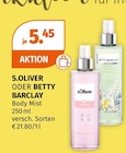 Body Mist von S.Oliver im aktuellen Müller Prospekt für 5,45 €