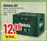 Alt im Angebot bei Trinkgut in Hückelhoven Alt Angebote von Diebels bei Trinkgut Hückelhoven für 12,99 €