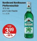 Pfefferminzlikör von Nordbrand Nordhausen im aktuellen V-Markt Prospekt für 3,99 €