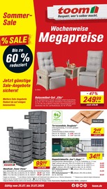 Gartentisch im toom Baumarkt Prospekt in Gronau Aktueller toom Baumarkt Prospekt mit Gartentisch, "Respekt, wer's selber macht.", Seite 1