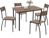 Ensemble table + 4 chaises Zaki à 99,99 € dans le catalogue Maxi Bazar