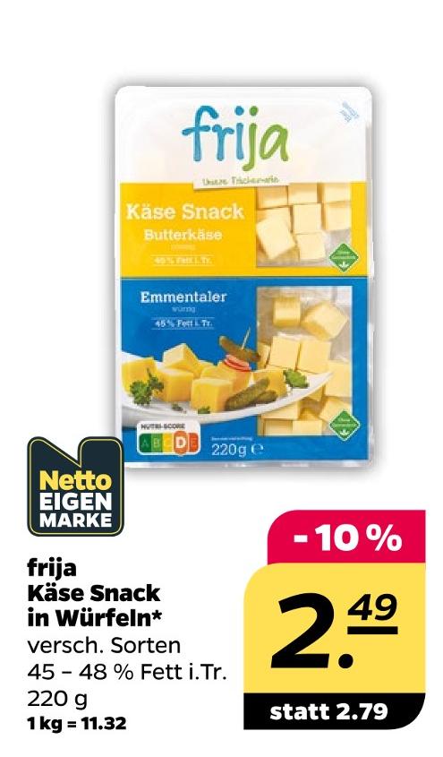 Käse Snack in Würfeln*