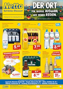 Bier im Netto Marken-Discount Prospekt "DER ORT, AN DEM DU IMMER AUSGEZEICHNETE PREISE FINDEST." mit 6 Seiten (Lippstadt)