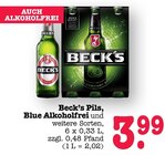 Aktuelle Becks Angebote bei E center in Mannheim Aktuelles Pils Angebot bei E center in Mannheim ab 3,99 €