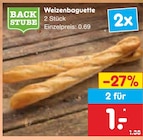 Weizenbaguette von Backstube im aktuellen Netto Marken-Discount Prospekt