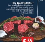 Dry Aged Rinderfilet Angebote bei E center Wuppertal für 5,55 €