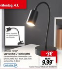 Lidl - LED-Klemm-/Tischleuchte Angebot im Prospekt LED-Klemm-/Tischleuchte bei Lidl im Prospekt "LIDL LOHNT SICH" für 9,99 €