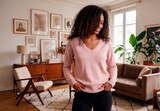 Pull manches longues femme - TEX BASIC en promo chez Carrefour Pull manches longues femme - TEX BASIC dans le catalogue Carrefour