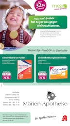 mea - meine apotheke Prospekt für Planegg mit 4 Seiten mea - meine apotheke Prospekt für Planegg: "Unsere Dezember-Angebote", 4 Seiten, 01.12.2025 - 31.12.2025