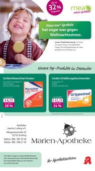 Aktueller mea - meine apotheke Prospekt "Unsere Dezember-Angebote" Seite 1 von 4 Seiten für Germering