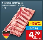 Aktuelles Schweine-Schälrippen Angebot bei Netto Marken-Discount in Aachen ab 4,79 €