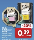 Classics in Pastete mit Lachs Angebote von Sheba bei combi Cuxhaven für 0,39 €