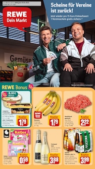 Bananen im REWE Prospekt "Dein Markt" mit 20 Seiten (Aachen)