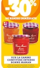 -30% de remise immédiate sur la gamme Confiture Intense Bonne Maman à U Express dans Héry-sur-Alby