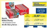 Kitkat Chunky von Nestlé im aktuellen METRO Prospekt