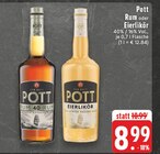 Rum im Angebot bei E center in Borken Rum Angebote von Pott bei E center Borken für 8,99 €