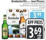Jever im EDEKA Prospekt Pils von Krombacher im aktuellen EDEKA Prospekt für 3,69 €